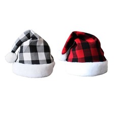 Velvet Cosplay Santa Hat Comfortable Christmas Hat for Carnival Party for Adult