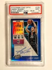 2018-19 Panini Contenders Optic Blue Prizm 94/99 Landry Shamet #108 Rookie Auto