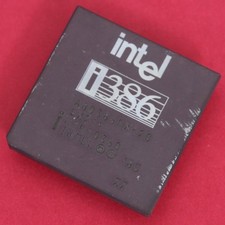 Intel 386 DX 20Mhz Ceramic CPU Processor SX214 A80386DX-20 386DX 20