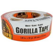 Gorilla Duct Tape: 1.88 in. x 30 yds. White 
