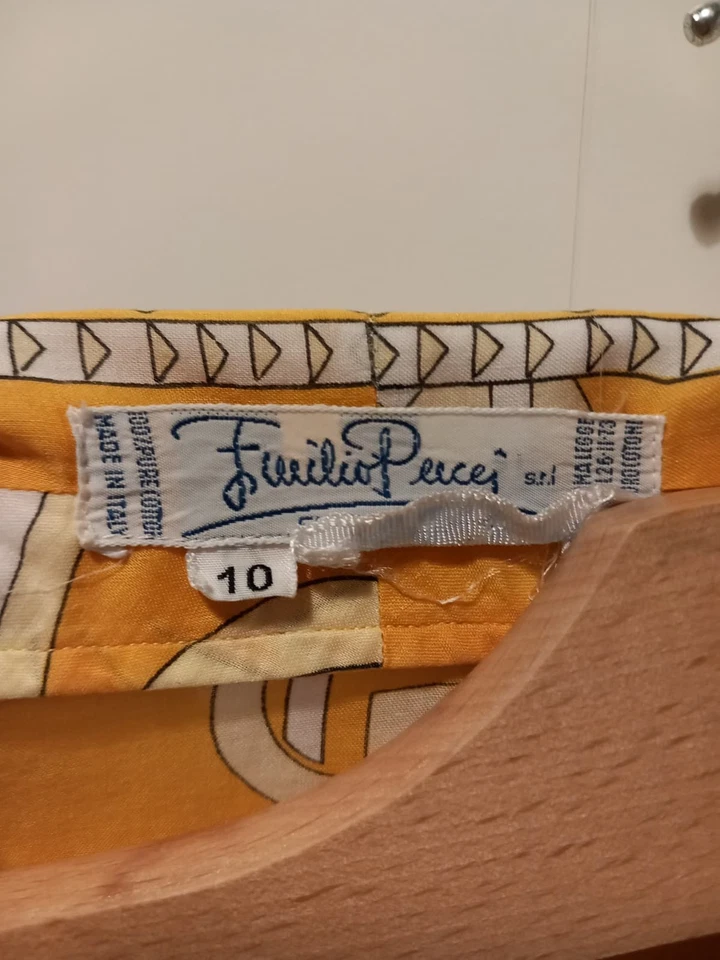 Camicia vintage anni 70 Emilio Pucci taglia 10 multicolore donna - Imagen 3 de 4