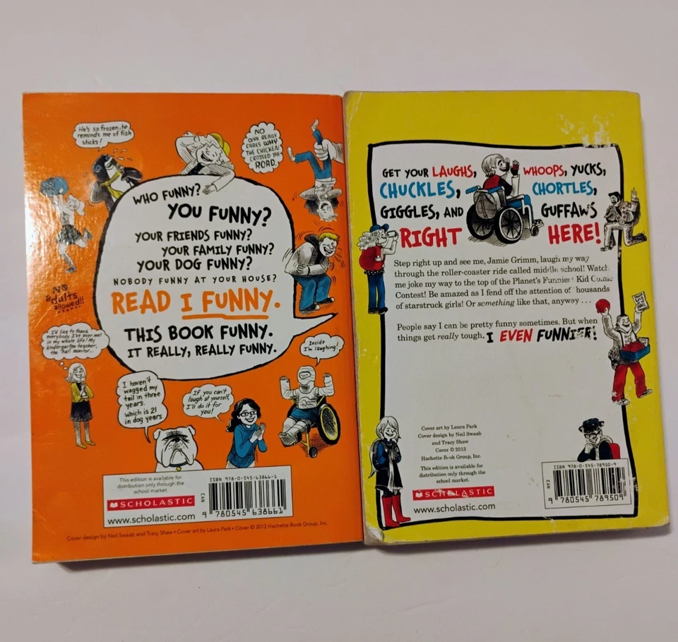 Lot of 2 ~ I Funny & I Even Funnier ~ James Patterson ~ Paperback - Image 2 of 2