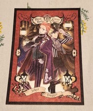 Black Butler AniMate Benefiz Illustration Karte Joker Dolch