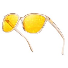 LVIOE Night Vision Driving Glasses for Men Women, Polarized Anti Glare Yellow...