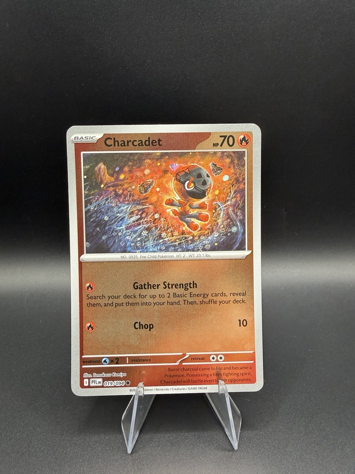 Charcadet Reverse Holo Common Phantasmal Flames 19/94 Pokemon TCG Card Near Mint
