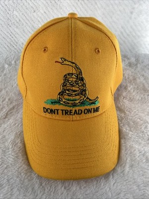 DON'T TREAD ON ME - Snake - Peach - Golf Baseball - Cap Hat - New NWOT