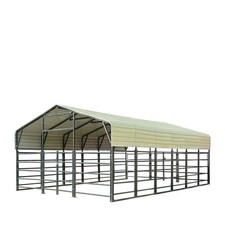 Livestock Shed 20x30ft, 600 Sq-Ft, 27GA Corrugated Steel Roof