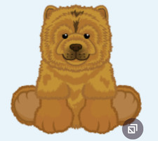 Webkinz Signature Chow Chow WKS1078 RARE gold brown lion dog Virtual code msgd