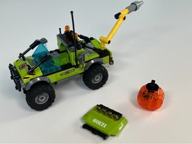 LEGO CITY: Volcano Exploration Truck 100% COMPLETE PIECES /w MANUAL (60121)