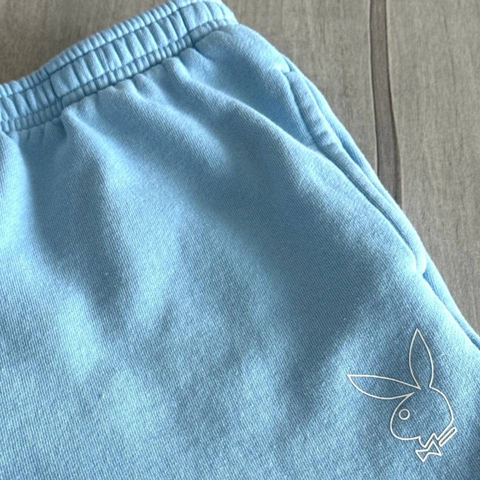 Playboy Graphic PacSun Blue Crewneck Sweatshirt Jogger Set Tracksuit Women S / M - Image 4 of 4