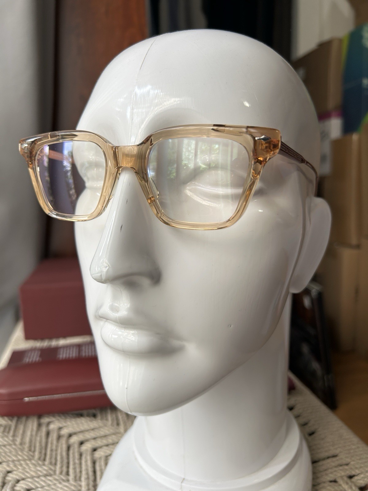 Jacques Marie Mage Clyfford Sand New Optical Frames With Demo Lenses #396/400
