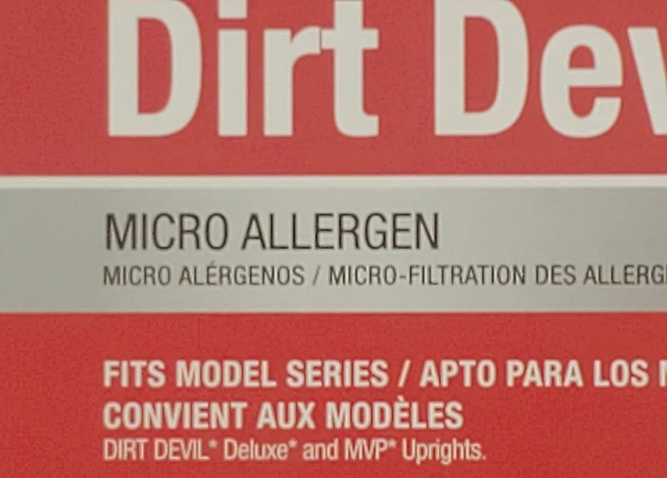 Filtrete Dirt Devil C Micro Allergen Vacuum Cleaner Bags 12 Pack - Image 3 of 4