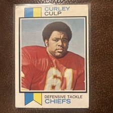 1973 Topps - #167 Curley Culp (RC) Rookie HOF VG++ Kansas City Chiefs