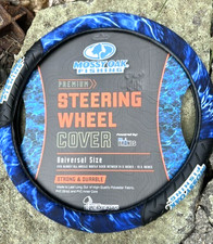 Mossy Oak Premium Fishing Steering Wheel Cover With Pvc Grip Universal Fit New Mossy Oak Premium Fishing Steering Wheel Cover With Pvc Grip Universal Fit New