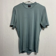 Vintage Patagonia Shirt Mens Medium Sage Green Capilene Base Layer Made USA 90s