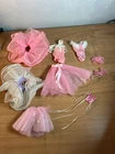 Multiple Vintage Barbie Ballerina Clothing Items Tutus Accessories