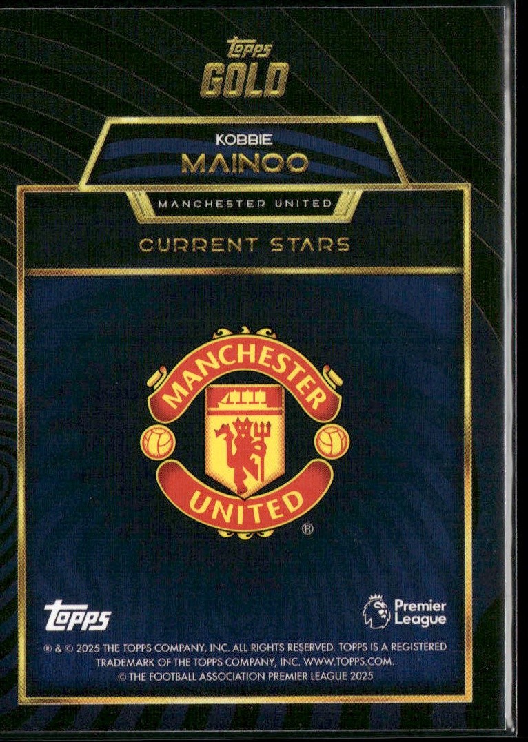 Kobbie Mainoo 2025-26 Topps Gold Premier League | eBay
