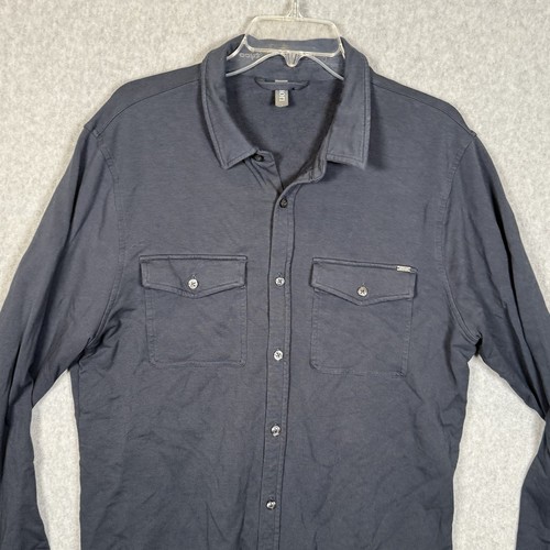 Vuori Herren Langarm Ace Button Down Ink Navy Blau Größe Small - Bild 2 von 13