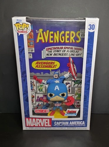 Funko POP! Comic Covers: Marvel - Captain America