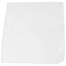 4 Pack Solid 100% Cotton Unisex Bandana Head Scarf Face Cover Assorted