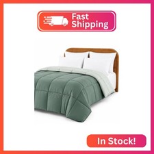 Modern Threads Comforter Duvet Insert, Reversible Quilted Down Alternative Comfo