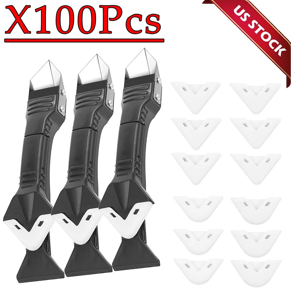 5 in 1 Silicone Sealant Remover Tool Kit Set Scraper Caulking Mould Removal US - image 1 of 4