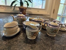 Vintage porcelain children's tea set