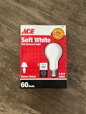 ACE Soft White 60W A19 Old Style Light Bulbs ...