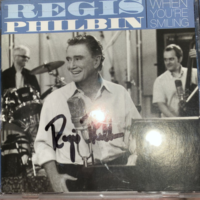 When You're Smiling by Regis Philbin (CD, 2004) Signed & autographed