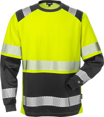 FRISTADS 129514-196 High Vis T-Shirt Langarm, Kl. 2 7457 THV  Gr.M Warnschutz-Ge