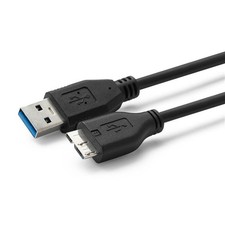 MicroConnect USB3.0AB05MICRO USB Cable 3.2 Gen 1 0.5m USB A to Micro-B Black