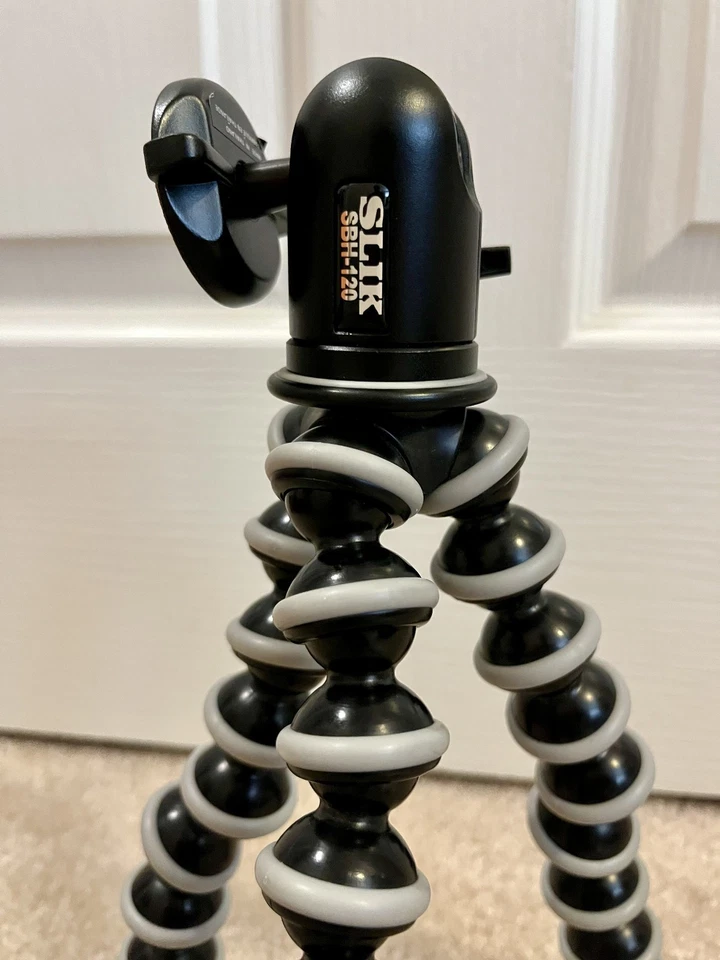 Mini trípode flexible híbrido JOBY GorillaPod + cabezal de bola compacto Slik SBH-120 DQ Foto 2 de 4