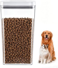 Dog Food Storage Containers with Twist Lock Lid 4.4 Qt Airtight Cat food
