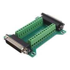 Solderless DB25MFA Terminal Block Adapter Male Female Connector for Wiring Use