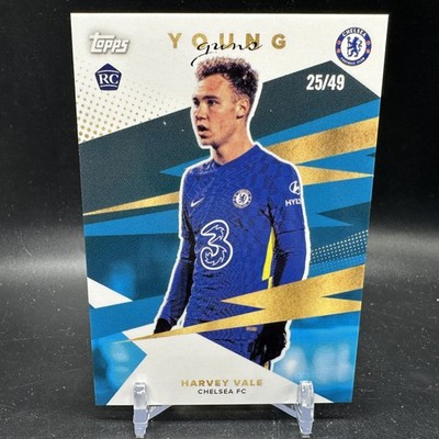 HARVEY VALE Rookie Blue /49 2021-22 Topps Chelsea FC Team Set Chelsea FC