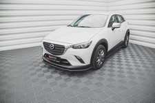 Maxton Design Frontlippe V.2 passend für Mazda CX-3 schwarz Hochglanz