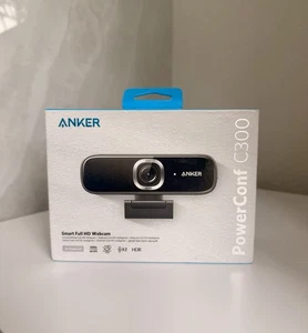 Anker PowerConf C300 Intelligent FHD Autofocus de framing alimenté par l'IA 1080p A3361 - noir