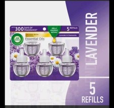 Air Wick Scented Oil Refill 5ct Lavender Chamomile plug in Air Freshener