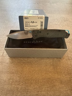533-3 Mini Bug AXIS Carbon Fiber (2.8'' Satin S90V) Authenticity Unverified...