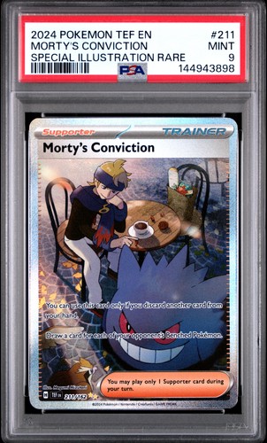 Morty's Conviction graded PSA 9 for sale on eBay