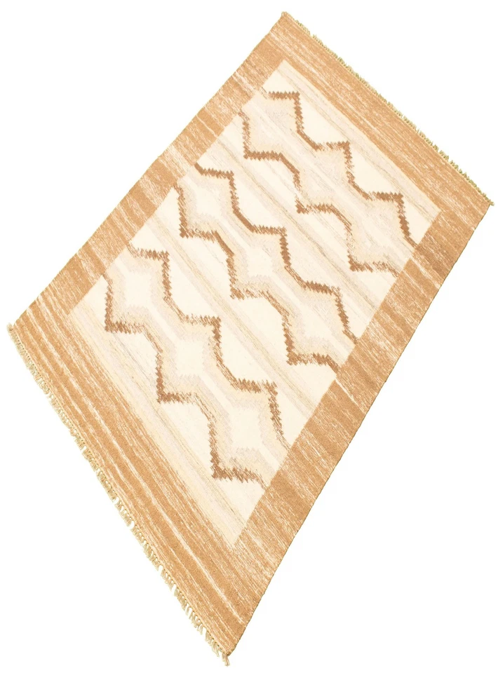 Vintage Hand Woven Traditional Kilim Rug 5'4" x 7'5" Oriental Wool Carpet - Image 3 of 4