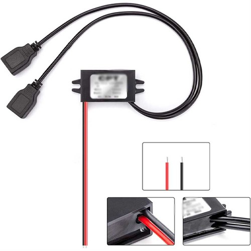 5*DC 12V to 5V 3A 15W Step down USB Converter Regulator Adapter For Car Charger - Picture 15 of 15