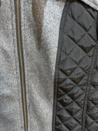 Tart collections black gray quilted women size L vest - Picture 8 of 8