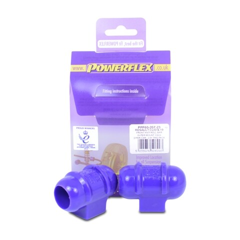 Renault Clio inc 172 & 182 Mk2 97-05 POWERFLEX FRONT ARB TO WISHBONE BUSHES 23mm