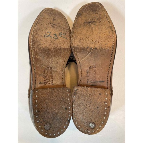 Größe 8,5 Nettleton Vintage Cox Schaft Schnürung Oxford Anzugschuhe braun - Bild 9 von 20