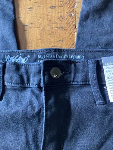 Target Brand Black Ladies Skinny Jeans Mid Rise Leggings Size 8 NWT - Picture 5 of 8