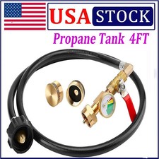 Propane Refill Adapter Hose QCC1 with ON-Off Control Valve for 1Lb To 20Lb Tank