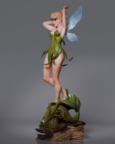 Tinker Bell Statue 3D Druck unbemalt/unmontiert - Bild 3 von 10