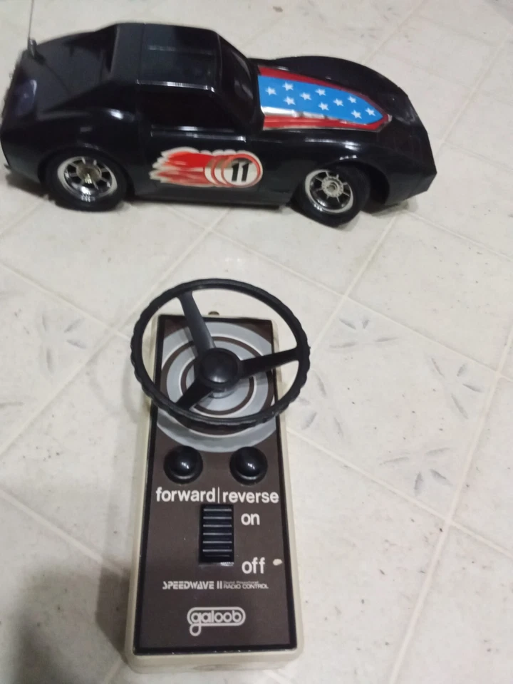 Coche Corvette R/C Galoob/Speed Wave 2 de colección. Funciona Foto 4 de 4