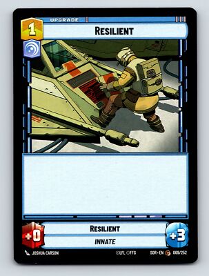 Vigilance Resilient Innate Upgrade Card Price 1V 0P 3H 069